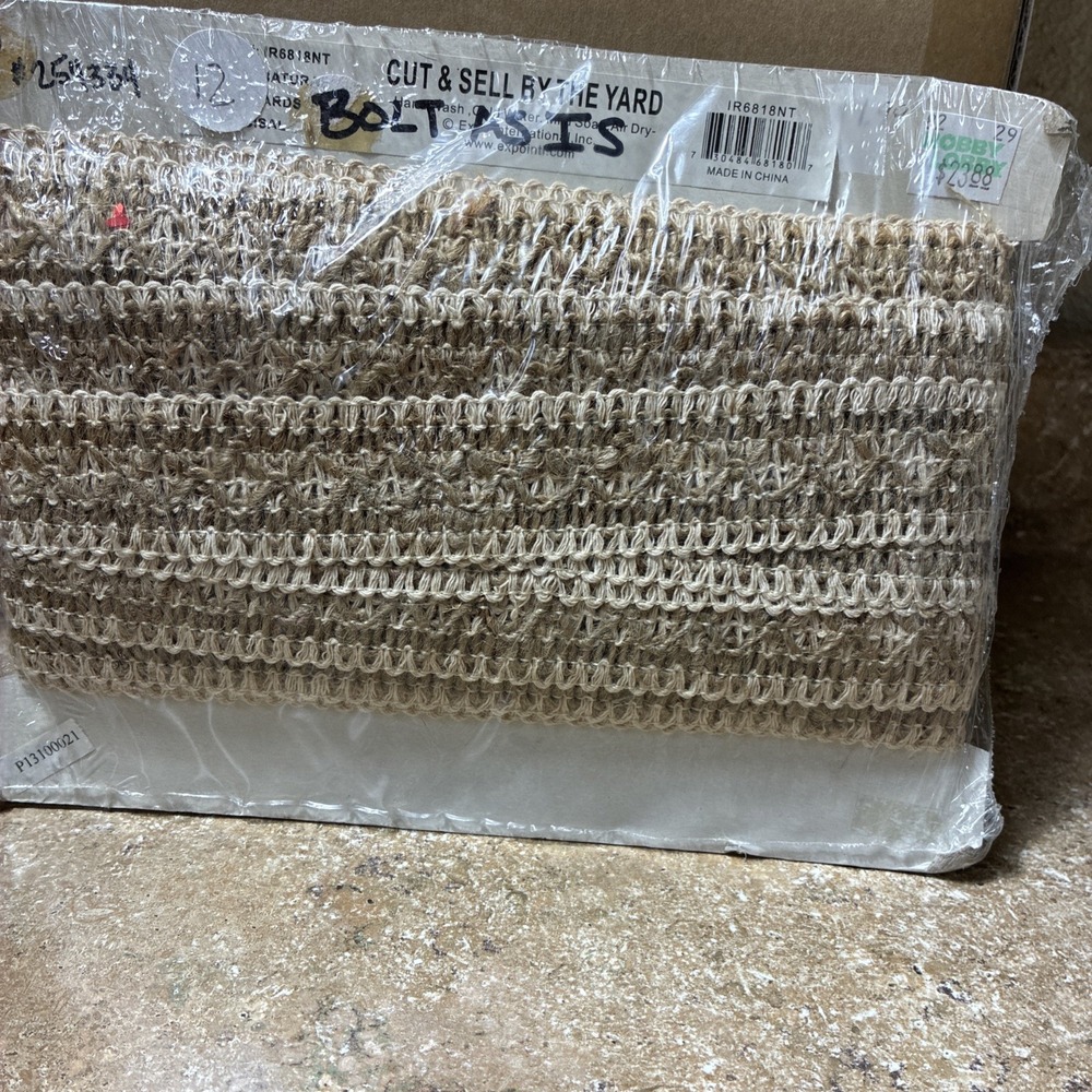 Hobby Lobby Gimp Trim 1.5" X 12 Yards New In Package